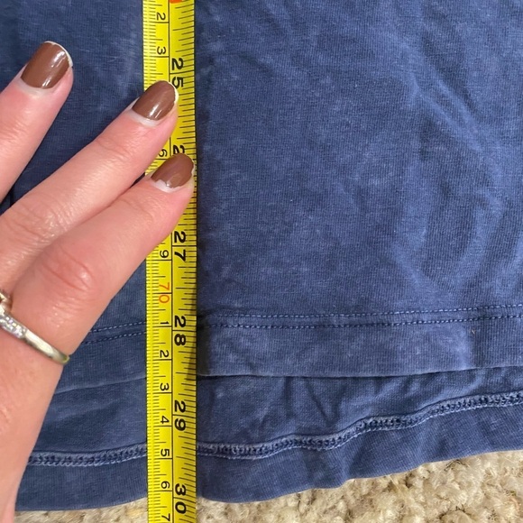 Lululemon Men’s Sun Wash 5 Year Tee Basic Tee in Navy Fit L Activewear Shirt - Picture 5 of 6